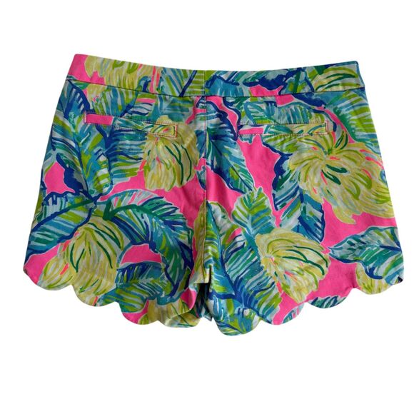 EUC Lilly Pulitzer 5" Buttercup‎ Low Rise Stretch Short Size 0 Colorful Beachy - Picture 2 of 5